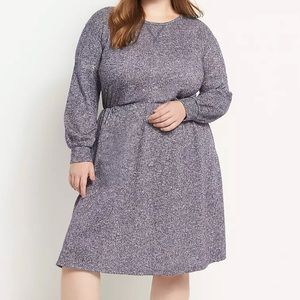Drop-Shoulder Sweatshirt Dress